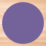 Posavasos Redondo De Papel Color sólido púrpura ultrvioleta<br><div class="desc">Color sólido púrpura ultrvioleta</div>