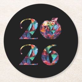 Posavasos Redondo De Papel Colorful 2026