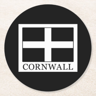 Posavasos Redondo De Papel Cornwall
