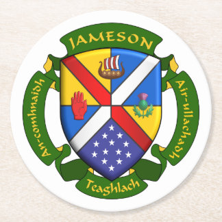 Posavasos Redondo De Papel Coster redondo JamFam-3