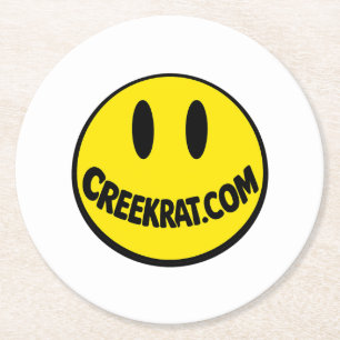 Posavasos Redondo De Papel CreekRat®   CreekRat Co.   Topanga - Malibu - CA
