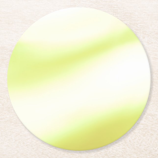 Posavasos Redondo De Papel Cubierta de papel de impresión en cal suave (Anverso)