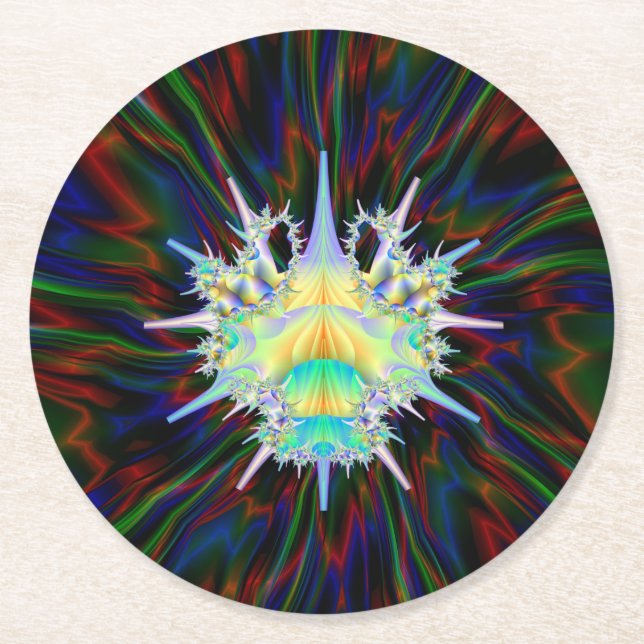 Posavasos Redondo De Papel Curto Bug (Anverso)