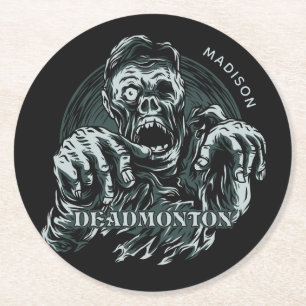 Posavasos Redondo De Papel Denominación personalizada Catastro de papel DEADM