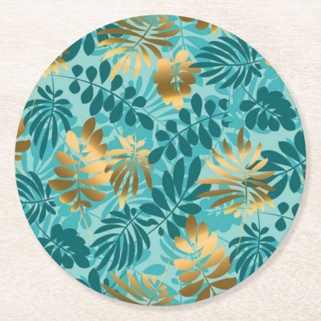 Posavasos Redondo De Papel Dessous-de-verre en papier (Anverso)