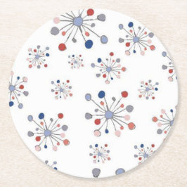 Posavasos Redondo De Papel Día festivo