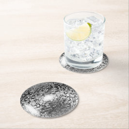 Posavasos Redondo De Papel Discoteca