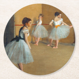 Posavasos Redondo De Papel Edgar Degas El Foyer de Baile en la Ópera
