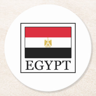 Posavasos Redondo De Papel Egipto