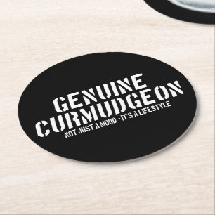 Posavasos Redondo De Papel El currículum genuino solo es un modo de vida