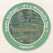 El estanque de lirio de agua de Monet y los Fiesta