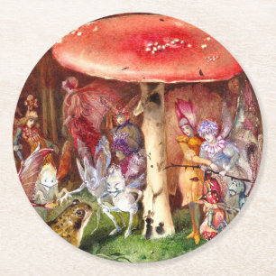 Posavasos Redondo De Papel El intruso John Anster Fitzgerald