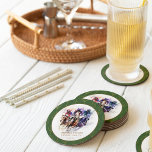 Posavasos Redondo De Papel Elegante caballo de raza Derby Fiesta Ecuestre<br><div class="desc">Elegante Race Horse Derby Fiesta Ecuestre Round Paper Coaster - Presentando este impresionante hipódromo/derby ecuestre diseño de montaña de papel fiesta. Con una elegante imagen de tres carreras de caballos en vuelo. Esto es perfecto para un día planificado en las carreras o cualquier día de carreras de caballos, fiesta de...</div>