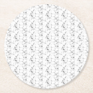 Posavasos Redondo De Papel Eleva tu marca con portaobjetos de papel de alta c