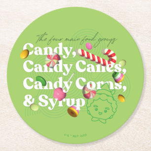 Posavasos Redondo De Papel Elf the Movie Los Cuatro Grupos Principales De A