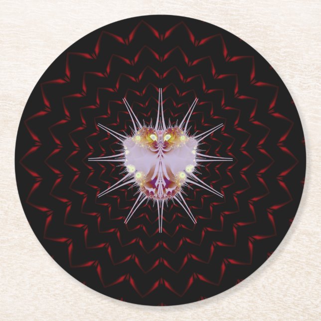 Posavasos Redondo De Papel Error de VURI (Anverso)