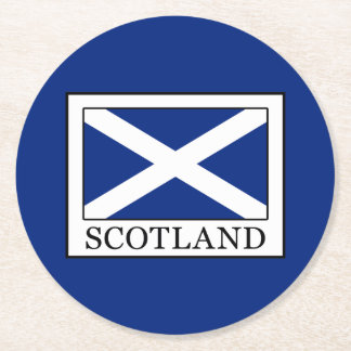 Posavasos Redondo De Papel Escocia