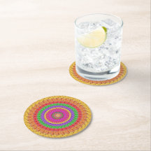 Estilo de crochet amarillo Mandala Ball -