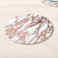 Falso Relieve metalizado del oro color de rosa y