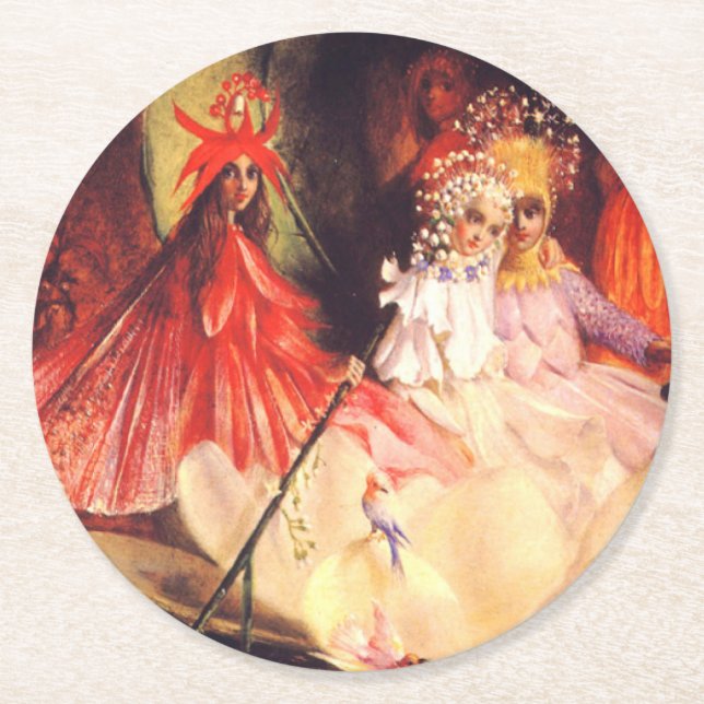 Posavasos Redondo De Papel Fe de verano (Anverso)