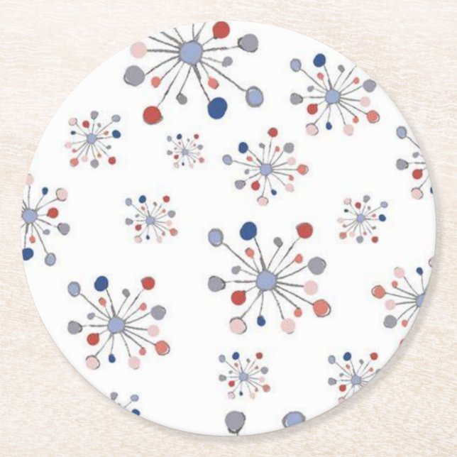 Posavasos Redondo De Papel Fiesta (Anverso)