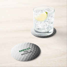 Posavasos Redondo De Papel Fiesta de bolas de golf