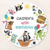 Fiesta de cumpleaños del Tesoro de Barcos Piratas