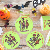 Fiesta de Halloween de la Familia Zombie para Niño