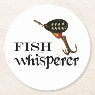 Posavasos Redondo De Papel Fish Whisperer