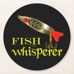Posavasos Redondo De Papel Fish Whisperer