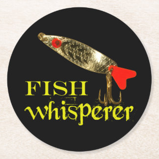 Posavasos Redondo De Papel Fish Whisperer