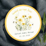 Posavasos Redondo De Papel Flor silvestre amarilla dulce como Baby Shower neu<br><div class="desc">Si necesita cualquier otro producto o personalización que coincida,  por favor envíe un mensaje a través de Zazzle.</div>
