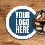 Posavasos Redondo De Papel Foto de la empresa Personalizado de logotipos de e<br><div class="desc">Monstruo de papel con logotipo comercial para publicidad de marca. Representar a su empresa con sus propios materiales de marketing profesional.</div>