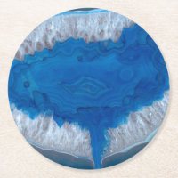Fotografía de piedra azul agre de cristal geo