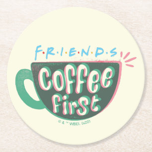 Posavasos Redondo De Papel FRIENDS™ Café Primero