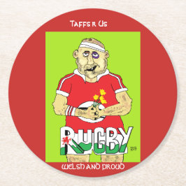 Posavasos Redondo De Papel galeses