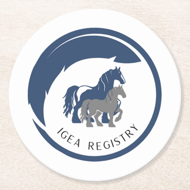 POSAVASOS REDONDO DE PAPEL GIGEA LOGO COASTER (Anverso)