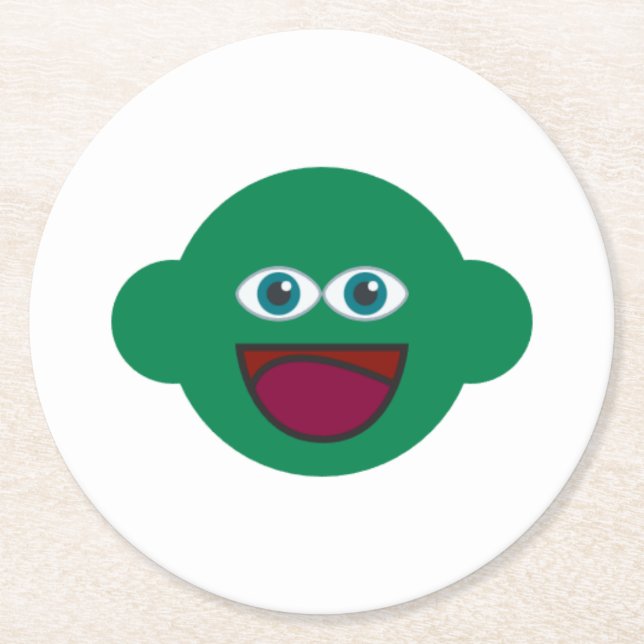 Posavasos Redondo De Papel Gillie Coaster (Anverso)