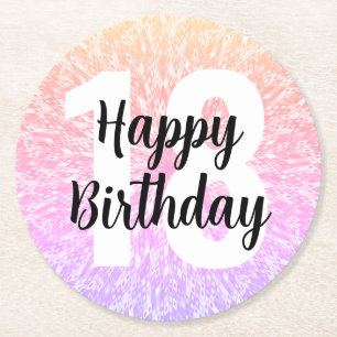 Posavasos Redondo De Papel Grandes cantidades de galletas de papel de cumplea