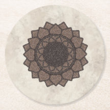 Grano de Café Mandala-Moderno Orgánico-Amantes del