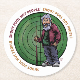 Posavasos Redondo De Papel Grupo de tiro No personas