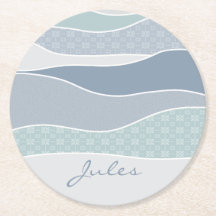 Guay Blue Green Curve Stripes Abstract Waves Name