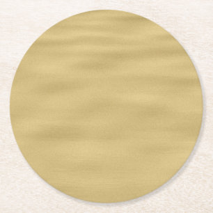 Posavasos Redondo De Papel Guay Sandy Beach Look