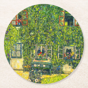 Posavasos Redondo De Papel Gustav Klimt La Casa de la Guardia