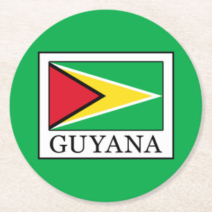 Posavasos Redondo De Papel Guyana