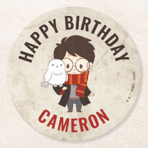 Posavasos Redondo De Papel HARRY POTTER™ Carácter Arco mágico Cumpleaños
