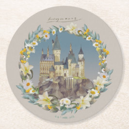 POSAVASOS REDONDO DE PAPEL HARRY POTTER™ | CASTILLO HOGWARTS™