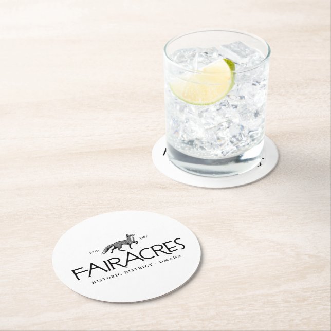 Posavasos Redondo De Papel Heridas (In situ)