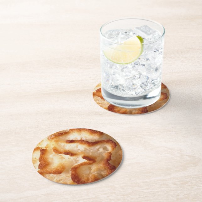 Posavasos Redondo De Papel Imagen de Macaroon Cookie (In situ)