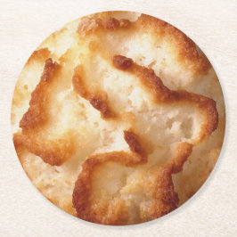 Posavasos Redondo De Papel Imagen de Macaroon Cookie